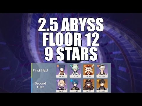 C0 Klee Budget Mono Pyro & C0 Hu Tao Overvape | 2.5 Spiral Abyss Floor 12 (9 Stars) | Genshin Impact