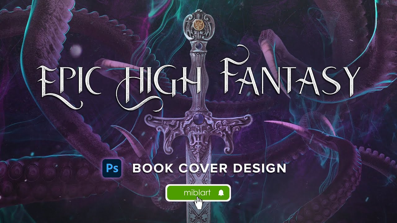 Epic High Fantasy Book Cover Design for Indie Authors | Photoshop Speed Art
