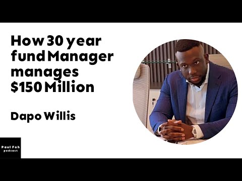 How A 30 Year Dapo Willis Manages $150 Million In Assets