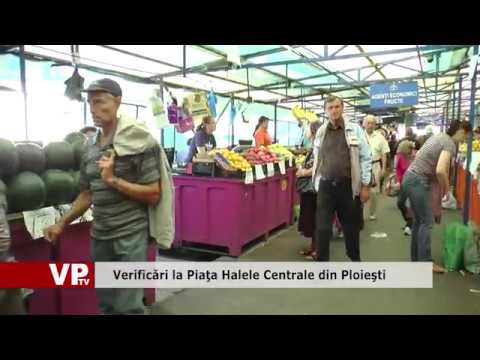 Control în Piaţa Halelor din Ploieşti