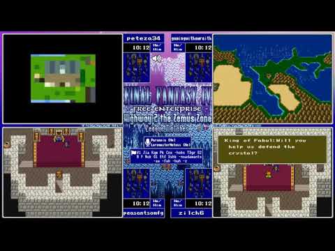 Final Fantasy IV Free Enterprise League -- peteza34/gamingwithawraith/peasantsomfg/zilch (7/30/19)
