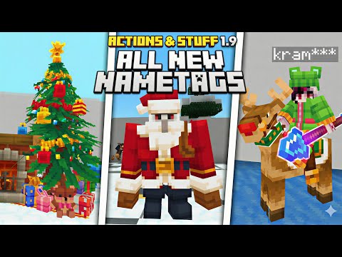 All New NAMETAGS are HERE | Minecraft Actions & Stuff 1.9