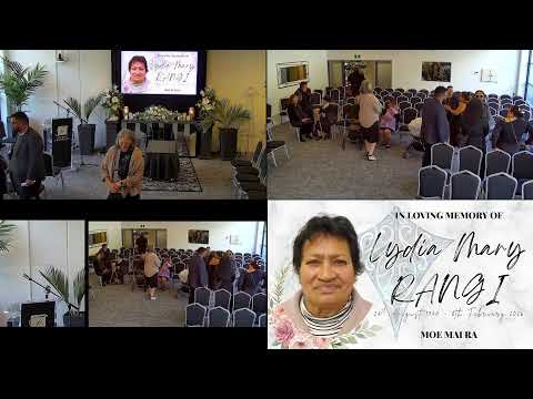 Lydia Rangi - Funeral Service 