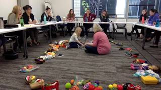 Child Centered Play Therapy Antioch Class CCPT Demo by RPT-S Cary Hamilton with her child.