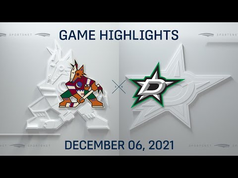 NHL Highlights | Coyotes vs. Stars - Dec. 6, 2021