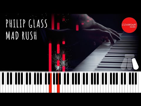 Philip Glass - Mad Rush / Synthesia Piano Tutorial // @coversart