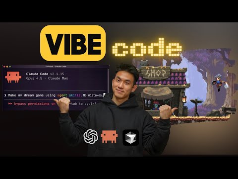 Vibe Coding 2D Games with Claude Code & Agent Skills (Full Tutorial)