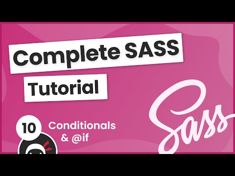 SASS Tutorial (build your own CSS library) #10 - Conditionals (@if)