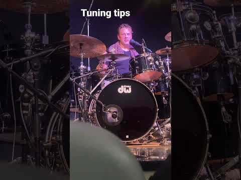 Tuning Your toms #drums #drumtuning #dwdrums @ThomasLang00