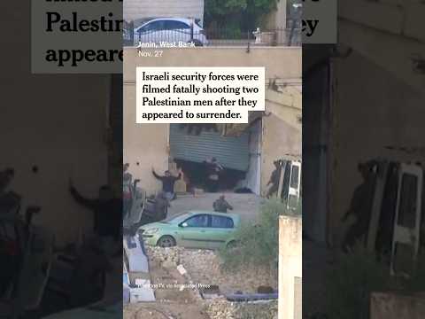 Video Shows Israeli Forces Killing Militants Who Appeared to Surrender