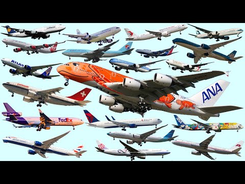 LARGEST AIRCRAFT in the world | Biggest Passenger Planes - Airbus, Boeing, Tupolev, Lockheed, Plane