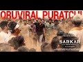 ORUVIRAL PURATCHI Official Video SARKAR Lyrics Whatsapp Status Status Sniper FTF VIDEOS