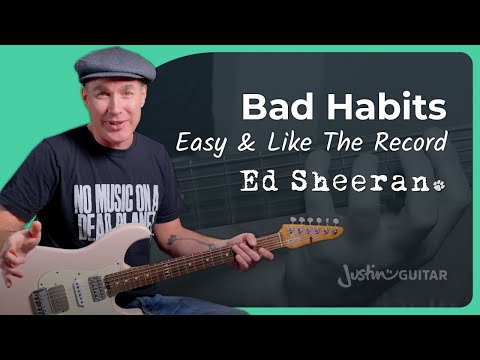 How to play Bad Habits by Ed Sheeran | Guitar Lesson