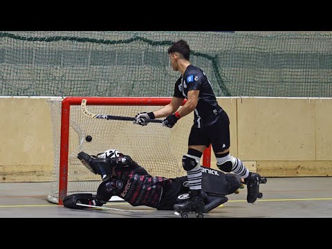 Bruno Saavedra ejecuta esta falta directa con mucha clase