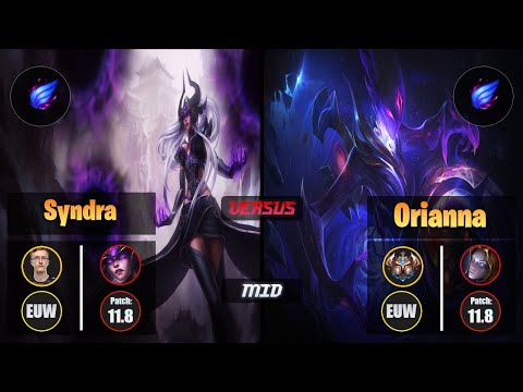 MagiFelix SYNDRA (Mid) [Phase Rush] VS ORIANNA - Challenger EUW Patch 11.8