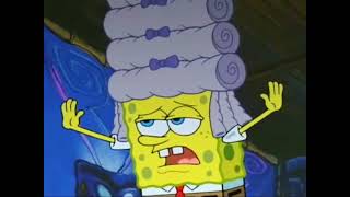 Spongebob's wig blocks the movie