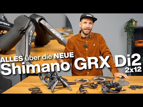 Shimano GRX Di2 2x 12-fach! Die neue Gravelbike-Schaltgruppe! Übersetzungen, Gewicht, Wireless, uvm.