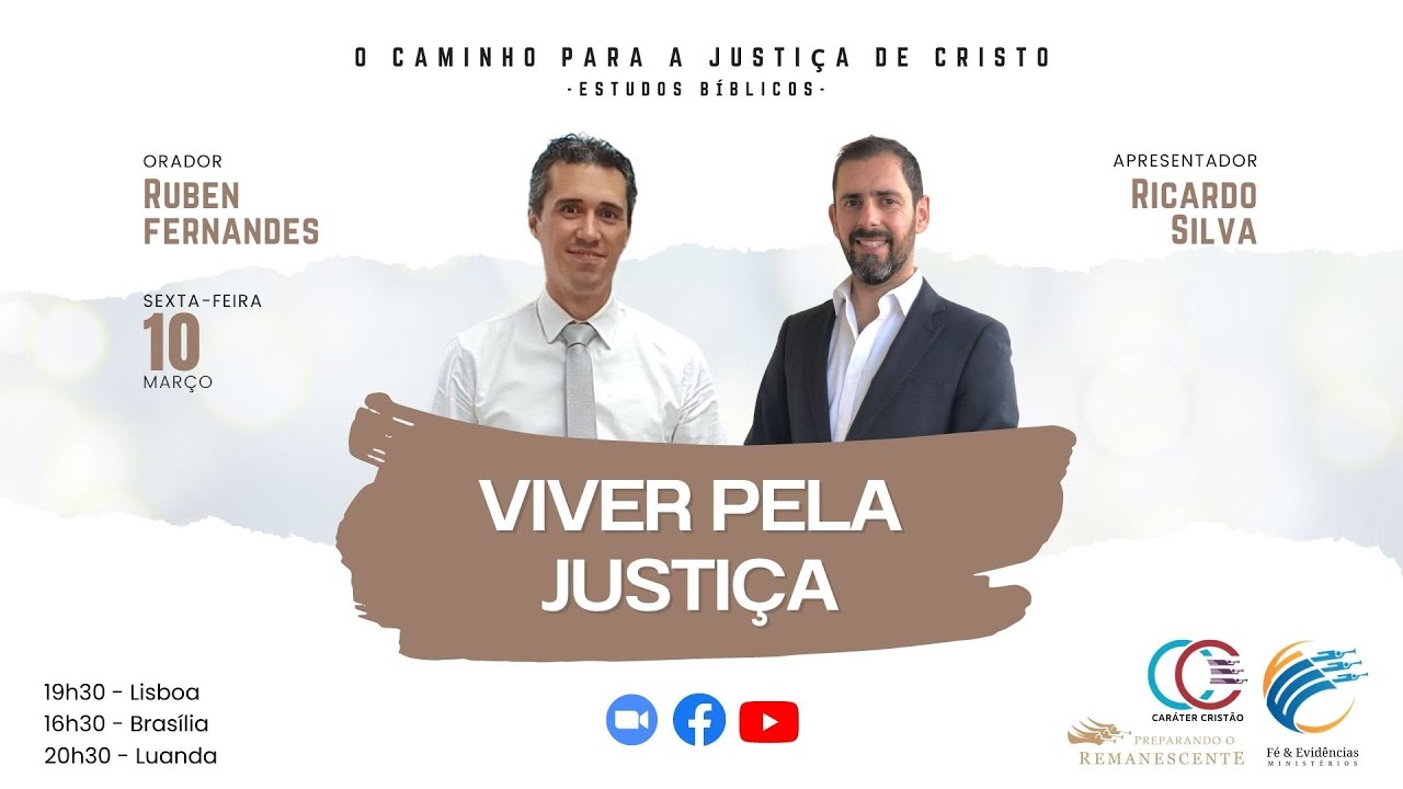 📖VIVER PELA JUSTIÇA | Ruben Fernandes