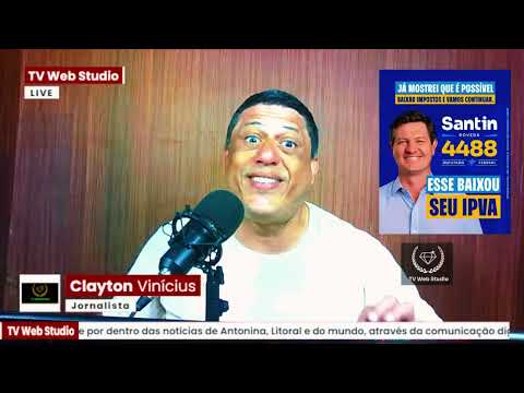 FALTAM 4 DIAS PARA O FIM DA FESTA DEMOCRÁTICA E O JORNALISTA CLAYTON VINÍCIUS TEM UM RECADO PARA VOCÊ.