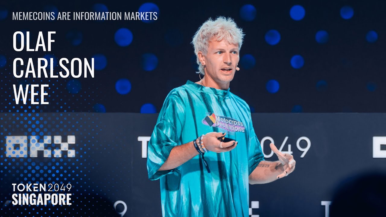 Olaf Carlson Wee - Memecoins are Information Markets - TOKEN2049 Singapore 2025