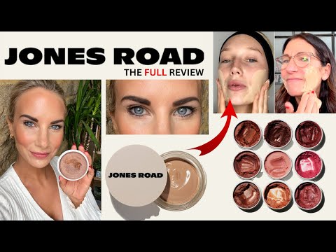 JONES ROAD UK FULL FACE MAKEUP REVIEW HAUL MIRACLE BALM FLUSHED BRONZE WTF FOUNDATION BEIGE MEDIUM