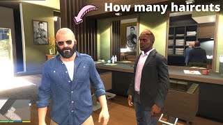 How many Hair styles and beard styles available for Michael GTA 5