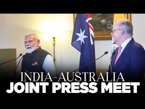 PM Modi, Australian PM Anthony Albanese attend joint press meet in Melbourne