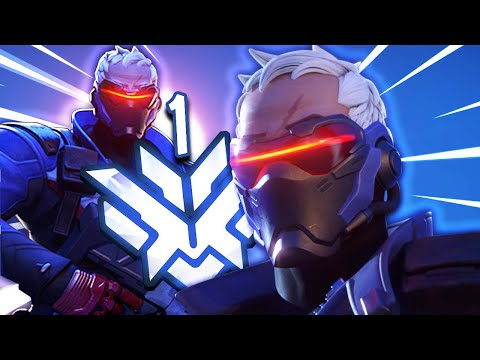 Becoming the RANK 1 SOLDIER 76 in Overwatch!