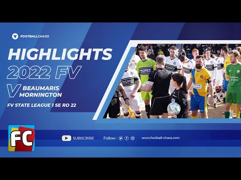 2022: FV State 1 SE Rd 22: Beaumaris v Mornington