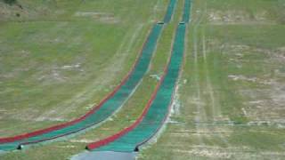 preview picture of video 'Grass tubing at Massenutten, Virginia'
