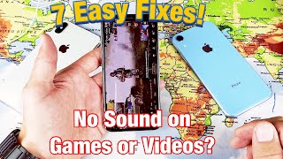 iPhone X/XS/XR FIXED: No Sound on Games or Videos? 7 Easy Fixes