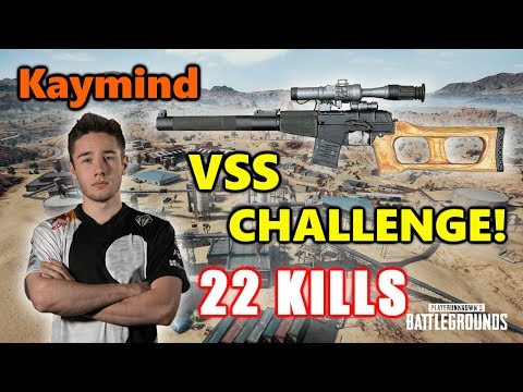 Kaymind - 22 KILLS - VSS CHALLENGE! - SOLO - PUBG