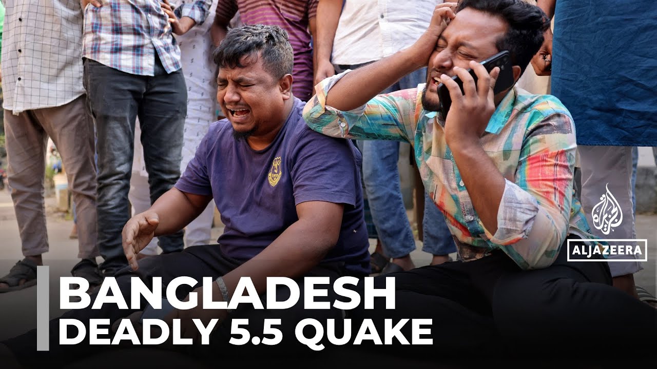 At least five killed as magnitude 5.5 earthquake hits Bangladesh