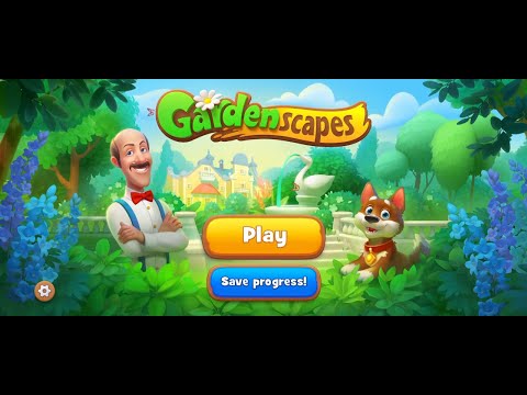 Gardenscapes. Level 79-81. Walkthrough of gameplay in the garden.