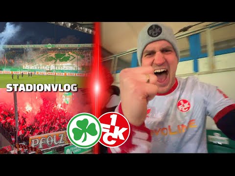 👹🔥 BETZE entzündet FEUERWERK beim KLEEBLATT! | SpVgg Fürth - 1. FC Kaiserslautern | Stadionvlog
