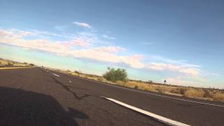 preview picture of video 'Interstate 8 West Count Down from Mile Marker 106 to 83, Sentinel, AZ, 10 July 2014, GP030063'