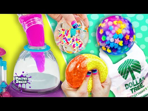 Making Squishies from DOLLAR TREE Ingredients! DIY Stress Toys