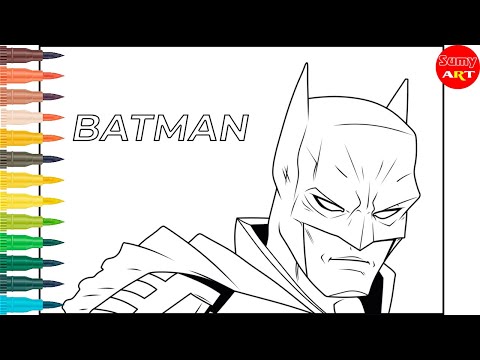 Batman Coloring Pages #6 | Tô màu Người Dơi | Coloring Pages For Kids