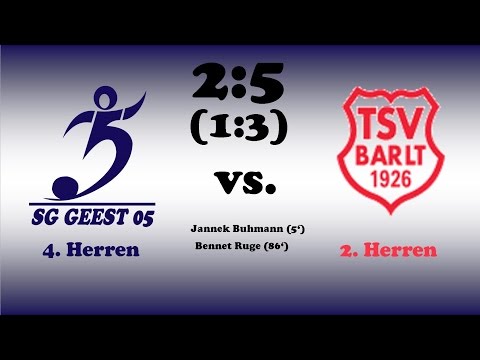 Highlights SG Geest 05 IV vs. TSV Barlt II - 04.09.2016