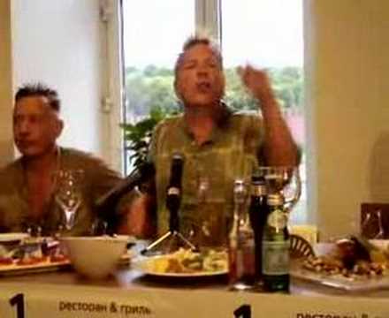 Sex Pistols in Moscow, pressconf