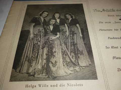 Helga Wille und die Nicolets, Ganz leis' erklingt Musik, Telefunken, 1948