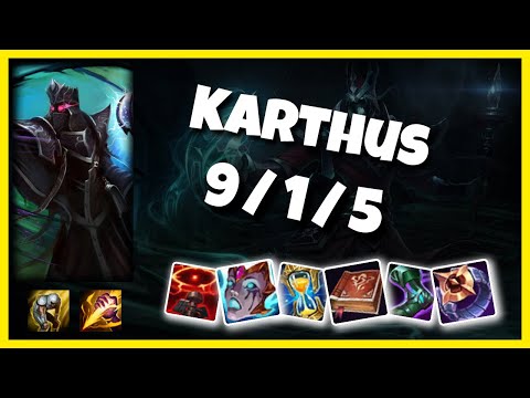 Karthus s11 Jungle Challenger Replay (9/1/5) - KOREAN