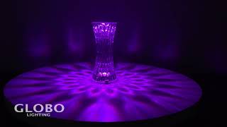 GIXI stolná USB lampa stmievateľná číra 1xRBGW LED/1,5W/5V 