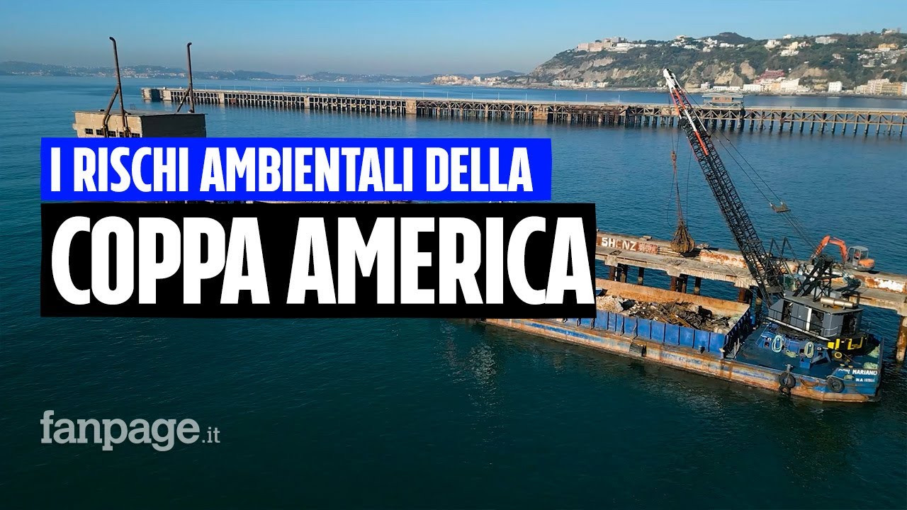 I rischi ambientali della Coppa America a Bagnoli: "Pericolo per la salute con il dragaggio dei fond