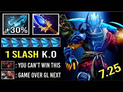 SUPER SAIYAN Trident + Rapier Juggernaut Almost Lost To Fountain Dive Crazy Slash Comeback Dota 2