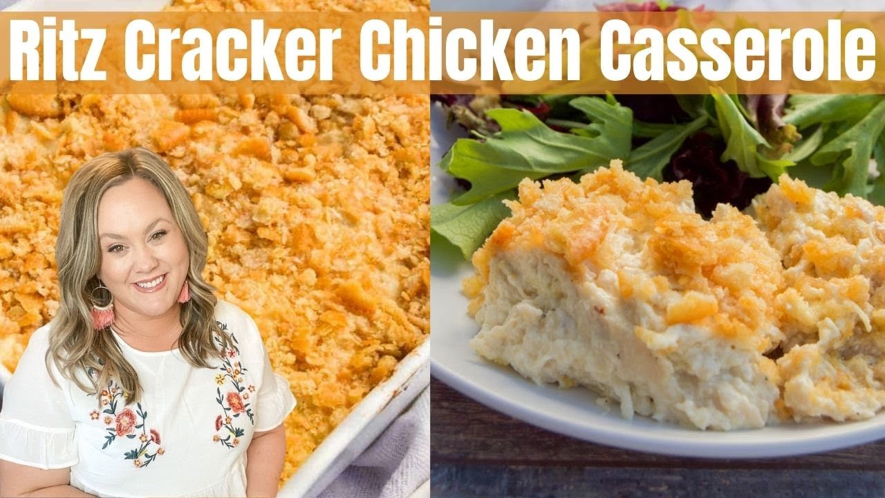 Ritz Cracker Chicken Casserole