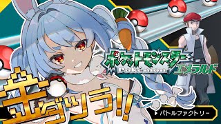 【ポケモンエメラルド】金ダツラをクリアします!!!ぺこ!【ホロライブ/兎田ぺこら】