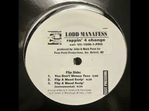 Lodd Manafess - Flip A Maad Scrip' [1994]