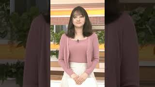 森山みなみアナ#ピンクニット#カワイイ