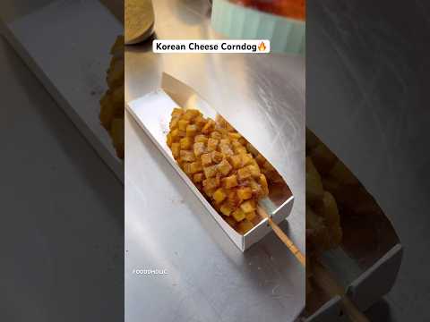 Korean Cheese Corndog🔥#shorts